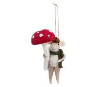 Trimits Needle Felting Craft Kit, Includes Roving Wool Needle Stuffing Instructions, Woodland Mouse, 9 x 14cm