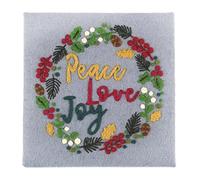 Trimits Needle Felting Kit with Frame, Festive Wreath, All Ages, Unfoldable