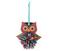 Trimits Owl Pom Pom Decoration Kit, 10 x 10cm, Fabric, Hanging, Christmas, Birthday