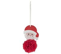 Trimits Pom Pom Decoration Kits, 6 x 11cm, Santa