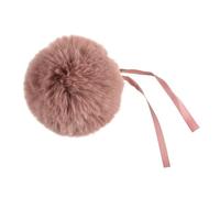 Trimits Pompom Faux Fur Size 11 cm - 15 Colours to Choose From (Antique Pink)