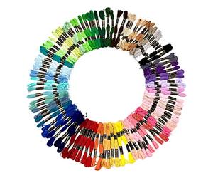 Trimits Premium Embroidery Floss Thread Pack, Brights 100