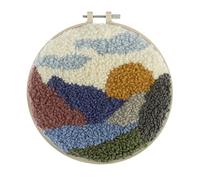 Trimits Punch Needle Hoop Kit, 20.3cm (8in), Landscape