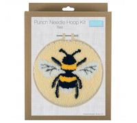 Trimits Punch Needle Hoop Kit, 20.3cm (8in), Bee