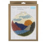 Trimits Punch Needle Kit Yarn and Hoop Landscape