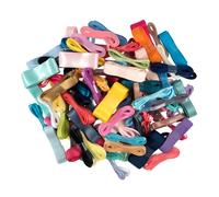 Trimits R/BNDL STANDARD PK100 - Ribbon: Plain Standard Widths: 3m x 3mm-25mm: 100 Pieces Trimits Multicolor