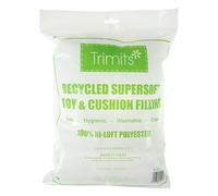 Trimits Recycled Toy Filling - 100% Recycled Polyester Cushion Stuffing, Pillow Filler, Supersoft for Plush Toys, Pet Toys, Crafts, Art - 250g