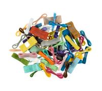 Trimits Ribbon Bundle - Assorted Sheer Organza, 3M X 3-25mm, 100 Pieces, Craft & Sewing Essentials