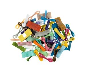 Trimits Ribbon Bundle - Assorted Sheer Organza, 3M X 3-25mm, 100 Pieces, Craft & Sewing Essentials