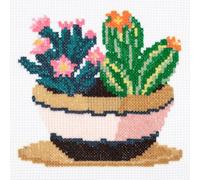 Trimits Succulence Mini Counted Cross Stitch Kit