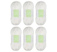 Trimits Tweed Double Knit Acrylic Yarn for Knitting and Crochet - 6 x 100g (280 metres) - Soft Touch Easy Care Machine Washable DK Yarn, Oeko-TEX Certified Acrylic Viscose Blend, Multicolour