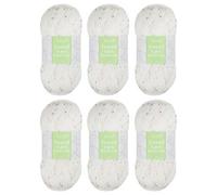 Trimits Tweed Double Knit Acrylic Yarn Wool for Knitting and Crochet - 6 x 100g (280 metres) - Soft Touch Easy Care Machine Washable DK Yarn, Oeko-TEX Certified Acrylic Viscose Blend, Multicolour