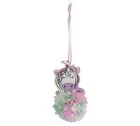 Trimits Unicorn Pom Pom Decoration Kit, 10 x 5cm, Hanging Ornaments, Wool, Birthday Occasion