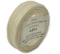 Trimits Waxed Linen Thread - Natural, 22m by Impex