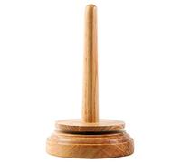 Trimits Wooden Spinning Yarn and Thread Holder, Beech Wood, 9 x 9 x 16 cm