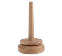 Trimits Wooden Spinning Yarn and Thread Holder, Beech Wood, 9 x 9 x 16 cm