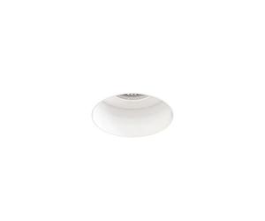Trimless Slimline Round Fixed Fir IP65 Spot Matt White