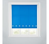 Trimmable Square Eyelet Roller Blind - 5FT - ROYAL BLUE - 150cm(W)x170cm(L)