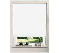 Trimmable Thermal Blackout Roller Blinds 165Cm Drop X Width 100Cm White