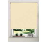Trimmable Thermal Blackout Roller Blinds 165Cm Drop X Width 75Cm Cappuccino