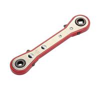 Trimmed Ratcheting Wrench for Repair Spanner with Double Direction Function and Alloy Steel Construction Red Border Handle Tool