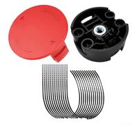 Trimmer Line, Cover, and Cutting Head Set for Bosch For AFS 23 37 Brush Cutters, Models F016800431, F016F04841, F016F04839