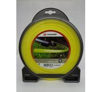 Trimmer Line Trimmer line for All Brush Cutters, Nylon, Yellow, 3.0 mm x 56 m