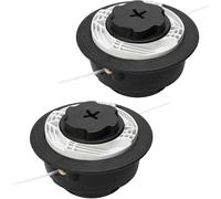 Trimmer Replacement Head, Trimmer Accessories Lawn Trimmer for Stihl Automatic Cutting C6-2 Trimmer Head Replacement for Stihl FS38, FS40, FS45, FS50, FSE60, FSE71, FSE81 (2)