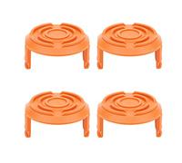 Trimmer Replacement Spool Cap Covers, 4Pcs Lawn Mower Grass Trimmer Spool Covers Accessory Replacement for Worx WA0010 Strimmer