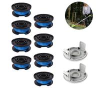 Trimmer Replacement Spool Line Include 2 Trimmer Cap Compatible Ryobi One Ac14rl3a 18v, 24v,40v Cordless Trimmers