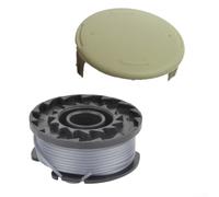 Trimmer Spool and Cover for Bosch ART 23SL 26SL, Compatible with OLT1825 RLT1830, Garden String Trimmer Replacement Part CG403(Grey)
