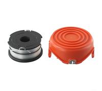 Trimmer Spool Cover Cap And Line Replacement For Black & Decker GL315 GL350 GL337SB GL651SB GL652 GL653 GL656 Snap-On Design No Tool Needed