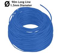 Trimmer Strimmer Line Spool Refill Cord 3 x 30m x 1.5mm Universal Blue Auto-Feed