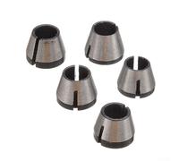 Trimming and Engraving Router Bit Collets, Pack of 25 with Standard 6 35mm Hole Diameter (5pcs)