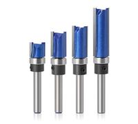 Trimming Bit Industrial 1/4inch Shank Top Bearing Flush Trim Pattern Router Bits Woodworking Tools Milling Cutter Ferramentas
