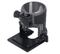 Trimming Machine Fixed Base, Adjustable Angle Woodworking Trimmer Router Base Aluminum Alloy Router Slotting Bracket for Woodworking