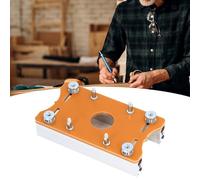 Trimming Machine Slotted Bracket,Wood Router Base, 2 in 1 Compact Wood Palm Router Base Router Slotting Bracket Wood Router Base for Carbinet Closet Furniture Woodworking