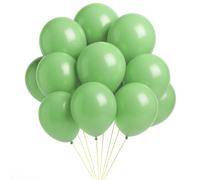 Trimming Shop 100pcs Light Green 10 Inch Thick Latex Balloons Helium Or Air