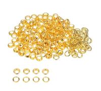 Trimming Shop 10mm Gold Iron Eyelets Grommets Washers 100pcs Leather Craft