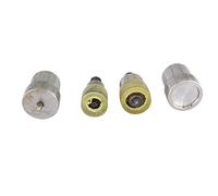 Trimming Shop 10mm Press Studs Fixing Dies Set for Universal The Green Machine Hand Press, 4 Part Snap Fasteners Installation Tool for DIY Leathercraft, Jackets, Handbag