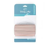 Trimming Shop 10mm Taupe Grosgrain Ribbon 10 Metres Solid Polyester Thick Ribbon for Cake Decoration Wedding Gift Wrapping Packaging, DIY Art & Crafts, Wreath, Hair Bows, DIY Sewing Project