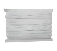Trimming Shop 12mm Elastic for Sewing, 1/2" White Flat Elastic Band Stretchy String for Dressmaking, Knitting, Sewing, DIY Arts and Crafts Projects, Making Clothes, 25 Metres