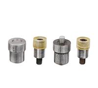 Trimming Shop 12mm Jersey Cap Snap Poppers Fasteners Press Studs Setting Tool Die Set Kit for Kam Universal Green Machine for Baby Bibs, Clothes, Leather Crafts, Repair