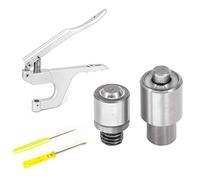 Trimming Shop 14mm Eyelets Setting Dies Set with ZYT Plier, Tools for Snap Fixing Fasteners, Clothing Replacement & Repair, Leathercraft, DIY Crafting Project