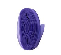Trimming Shop 15mm Purple Organza Ribbon Woven Edge Wide Sheer for Gift Package Wrapping, Scrapbook, Arts and Crafts, Party Decoration, Hair Bows, 20 Metre