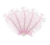 Trimming Shop 19"-23"(50cm - 60cm) Large Ostrich Feathers, Baby Pink, 10pcs