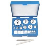 Trimming Shop 19pcs 510g Calibration Weight Set with Tweezers