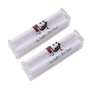 Trimming Shop 2-Way Manual Cigarette Roller 2pcs - Pocket-Sized, Lightweight & Durable Plastic Tobacco Rolling Machine for Travel - 70mm Compact Cigarette Maker for Hand-Rolled Cigarettes