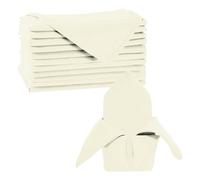 Trimming Shop 20 Inch Ivory Polyester Table Napkins, 50x50cm Square, Reusable, Wrinkle-Resistant Cloth Napkins for Dinner Parties, Events, Weddings, Restaurants & Hotels, 50pcs