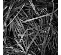 Trimming Shop 200gm Black Shredded Tissue Paper for Hampers Filling: Perfect Shredded Tissue Paper for Gift Packaging Filler Box Stuffing, and Decorative Presentation